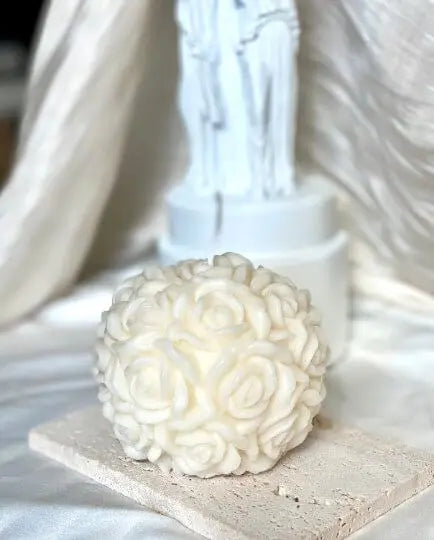 Rose Blossom Candle - handmade home fragrance gift