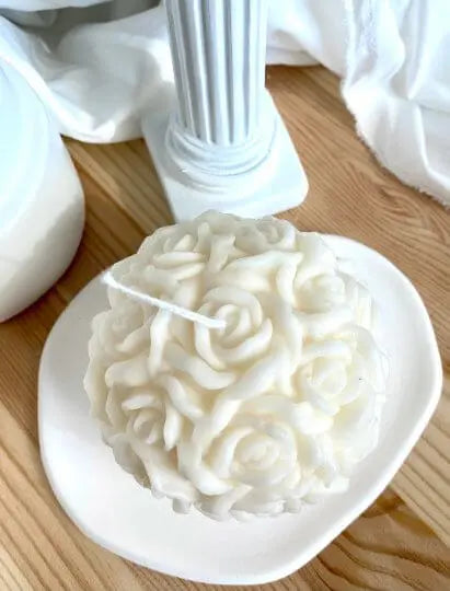 Rose Blossom Candle - handmade home fragrance gift